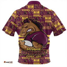 Amazing Aussie Brisbane Broncos Champion��������s Pride Comic Style Hawaiian Shirt