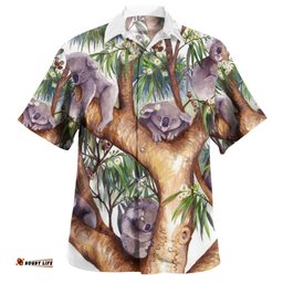 Amazing Aussie Australia Koala Sleep Little One Hawaiian Shirt