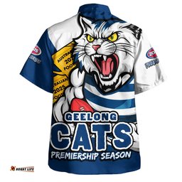 Amazing Aussie Geelong Cats Australian Football Finals Premiership Spirit Hawaiian Shirt