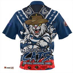 Amazing Aussie Geelong Cats Ripped Legacy Of The Game The ANZAC Spirit Lives On Hawaiian Shirt