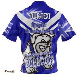 Amazing Aussie Canterbury Bankstown Bulldogs Happy Australia Day We Are One And Free Hawaiian Shirt