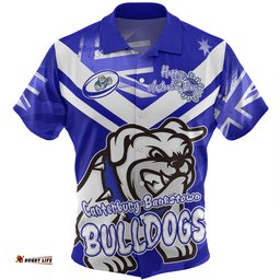 Amazing Aussie Canterbury Bankstown Bulldogs Happy Australia Day We Are One And Free Hawaiian Shirt