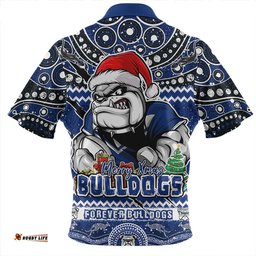 Amazing Aussie Canterbury Bankstown Bulldogs Aboriginal Xmas Special Ugly Christmas Style Hawaiian Shirt