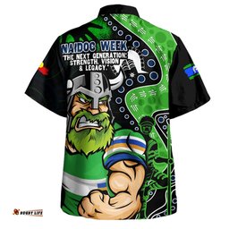 Amazing Aussie Canberra Raiders NAIDOC Indigenous Warrior Spirit Hawaiian Shirt