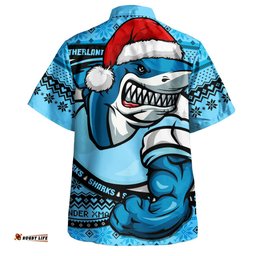 Amazing Aussie Cronulla Sutherland Sharks Ugly Knit Style For Christmas Game Fans Hawaiian Shirt
