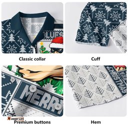 Amazing Aussie Carlton Merry Christmas Knit Style Festive Spirit Hawaiian Shirt