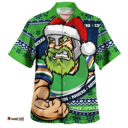 Amazing Aussie Canberra Raiders Ugly Knit Style For Christmas Game Fans Hawaiian Shirt
