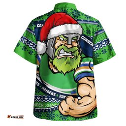 Amazing Aussie Canberra Raiders Ugly Knit Style For Christmas Game Fans Hawaiian Shirt
