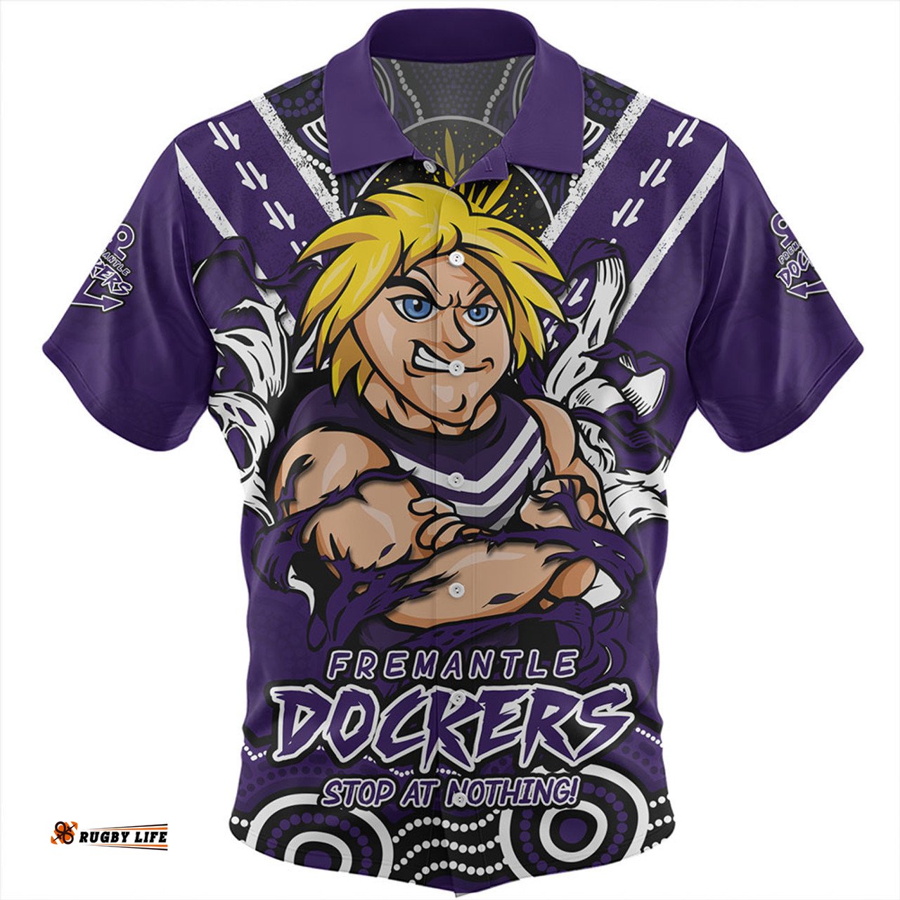Amazing Aussie Fremantle Ripped Legacy Of The Game Hawaiian Shirt