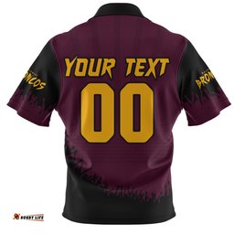 Amazing Aussie Brisbane Broncos Heart Of A Fighter Tough And Fearless Hawaiian Shirt