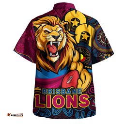 Amazing Aussie Brisbane Lions NAIDOC Spirit Of Country Hawaiian Shirt