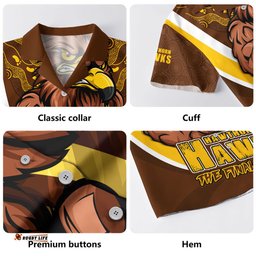 Amazing Aussie Hawthorn Final Clash Battle Edition Hawaiian Shirt