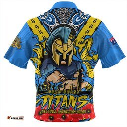 Amazing Aussie Gold Coast Titans Ripped Legacy Of The Game The ANZAC Spirit Lives On Hawaiian Shirt