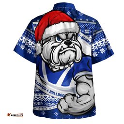 Amazing Aussie Canterbury Bankstown Bulldogs Ugly Knit Style For Christmas Game Fans Hawaiian Shirt
