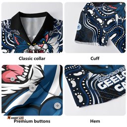 Amazing Aussie Geelong Cats Spirit Warriors Of The Game Hawaiian Shirt