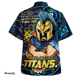 Amazing Aussie Gold Coast Titans Spirit Of NAIDOC Series Hawaiian Shirt