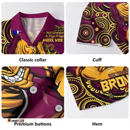 Amazing Aussie Brisbane Broncos Spirit Of NAIDOC Series Hawaiian Shirt