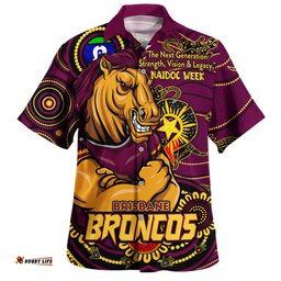 Amazing Aussie Brisbane Broncos Spirit Of NAIDOC Series Hawaiian Shirt