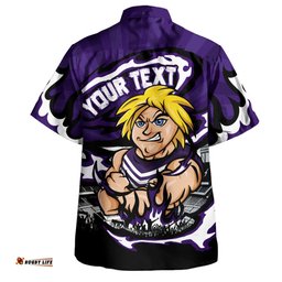 Amazing Aussie Fremantle Premiership Series Flame Edition Hawaiian Shirt