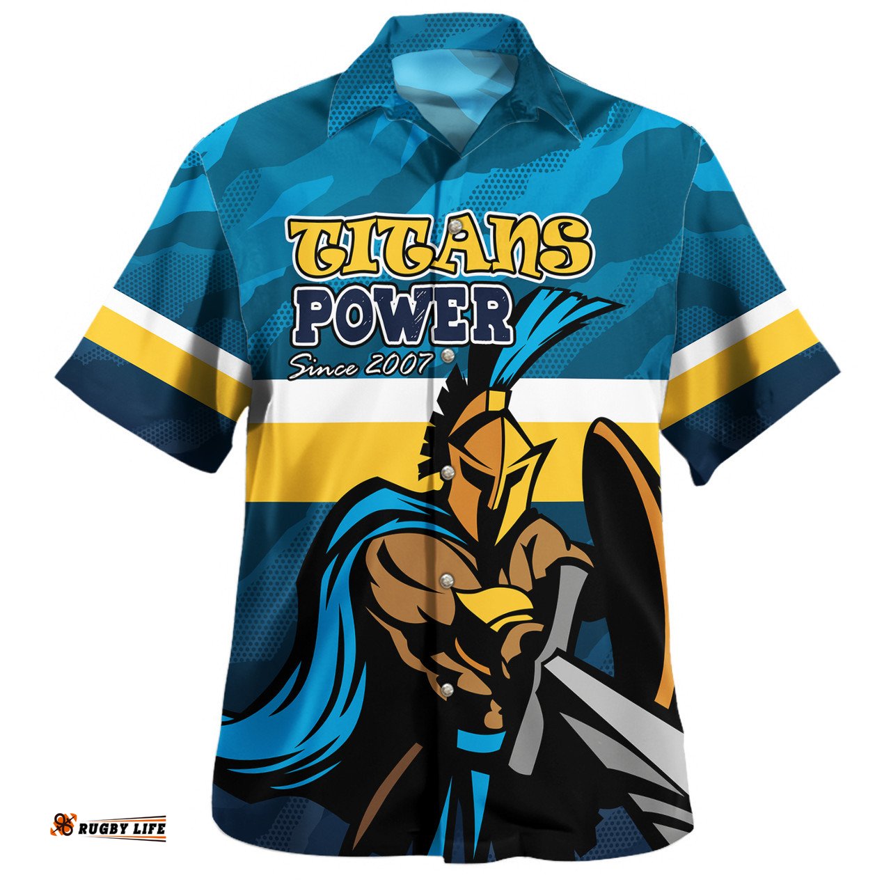 Amazing Aussie Gold Coast Titans Custom I Hate Being This Awesome But Gold Coast Titans Hawaiian Shirt