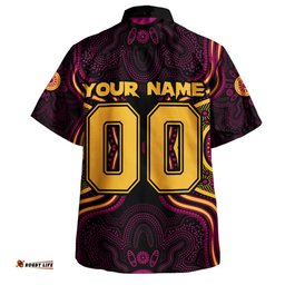 Amazing Aussie Brisbane Lions Spirit Warriors Of The Game Hawaiian Shirt