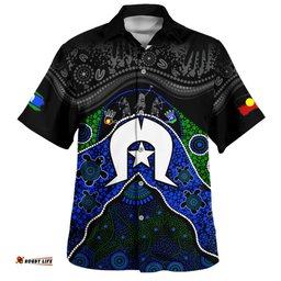 Amazing Aussie Indigenous Australian Aboriginal Torres Warrior Legacy NAIDOC Journey Hawaiian Shirt