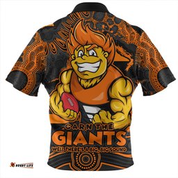 Amazing Aussie GWS GIANTS Blazing Spirit Of Victory Hawaiian Shirt