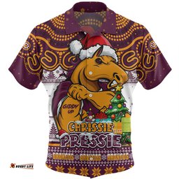Amazing Aussie Brisbane Broncos Aussie Ugly Christmas For Die Hard Fan Supporters Hawaiian Shirt