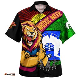 Amazing Aussie Brisbane Lions NAIDOC Week Pride Edition Hawaiian Shirt