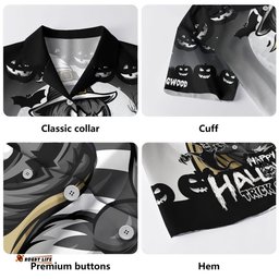 Amazing Aussie Collingwood Dark Pumpkin Halloween Spirit Hawaiian Shirt