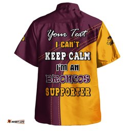 Amazing Aussie Brisbane Broncos Custom Team Of Us Die Hard Fan Supporters Hawaiian Shirt