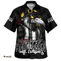 Amazing Aussie Collingwood Full Moon Fever Halloween Supporter Hawaiian Shirt