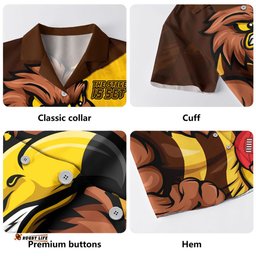 Amazing Aussie Hawthorn Defend The Pride Hawaiian Shirt