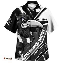Amazing Aussie Collingwood Battlefield Glory Gear Hawaiian Shirt