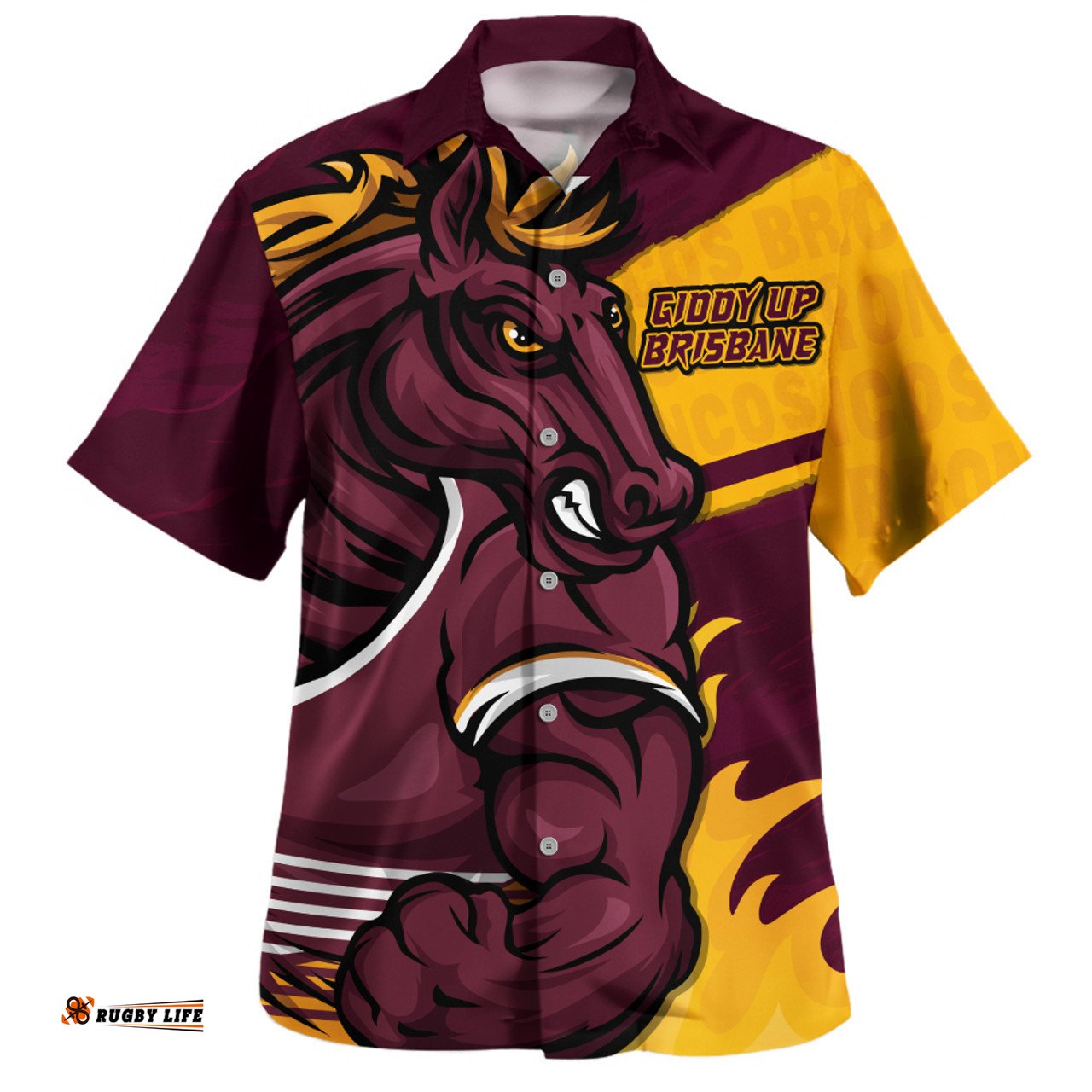 Amazing Aussie Brisbane Broncos Defend The Pride Hawaiian Shirt