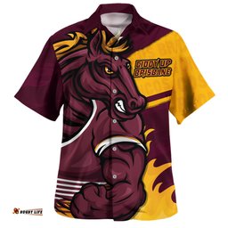Amazing Aussie Brisbane Broncos Defend The Pride Hawaiian Shirt