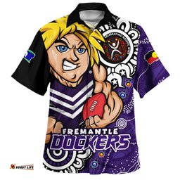 Amazing Aussie Fremantle Power Through Generations NAIDOC Edition Hawaiian Shirt