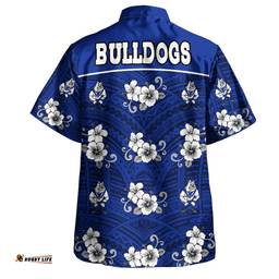 Amazing Aussie Canterbury Bankstown Bulldogs Custom Bulldogs With Maori Patterns Hawaiian Shirt