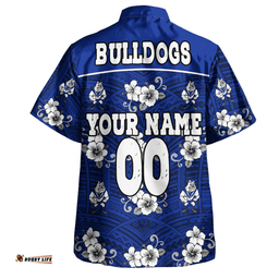 Amazing Aussie Canterbury Bankstown Bulldogs Custom Bulldogs With Maori Patterns Hawaiian Shirt