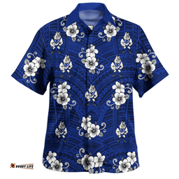 Amazing Aussie Canterbury Bankstown Bulldogs Custom Bulldogs With Maori Patterns Hawaiian Shirt