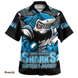 Amazing Aussie Cronulla Sutherland Sharks Final Clash Battle Edition Hawaiian Shirt
