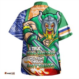 Amazing Aussie Canberra Raiders Grand Final A True Champion Will Fight Through Anything With Polynesian Patterns Hawaiian Shirt