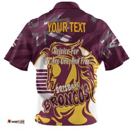 Amazing Aussie Brisbane Broncos Happy Australia Day We Are One And Free Hawaiian Shirt