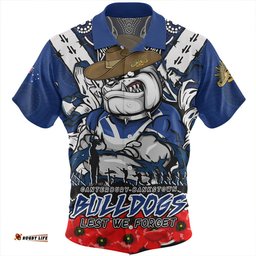 Amazing Aussie Canterbury Bankstown Bulldogs Ripped Legacy Of The Game The ANZAC Spirit Lives On Hawaiian Shirt