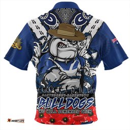 Amazing Aussie Canterbury Bankstown Bulldogs Ripped Legacy Of The Game The ANZAC Spirit Lives On Hawaiian Shirt