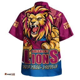 Amazing Aussie Brisbane Lions Final Clash Battle Edition Hawaiian Shirt
