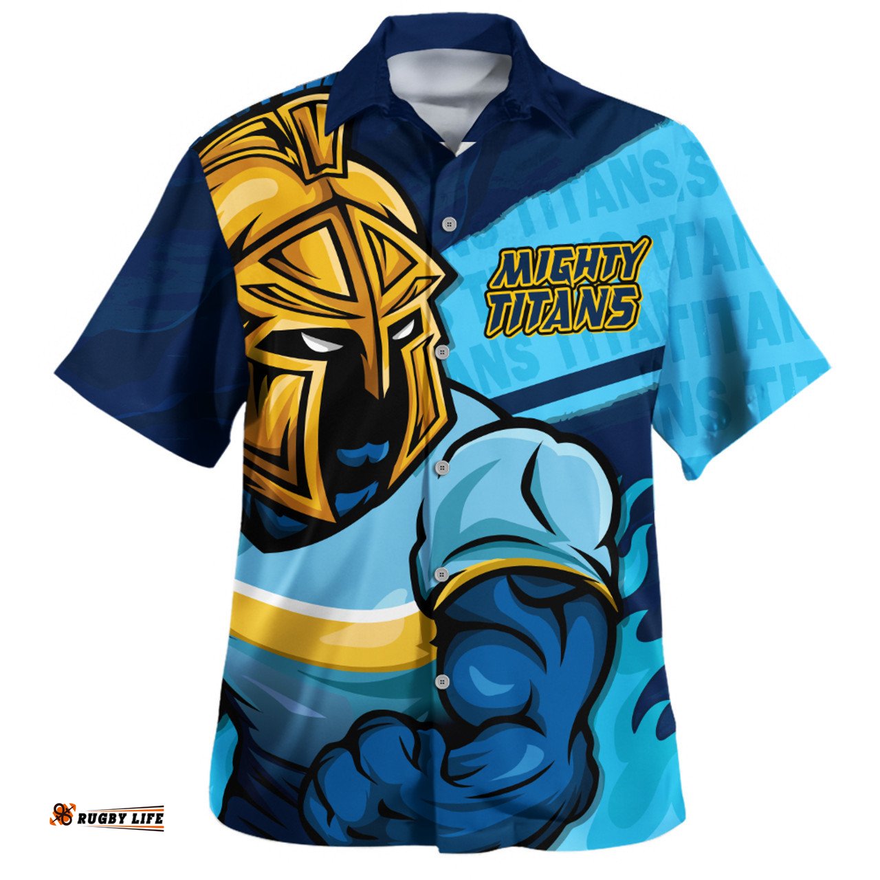 Amazing Aussie Gold Coast Titans Defend The Pride Hawaiian Shirt