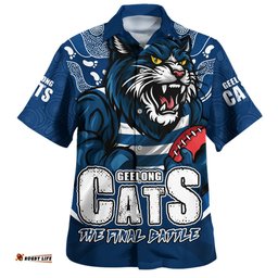 Amazing Aussie Geelong Cats Final Clash Battle Edition Hawaiian Shirt