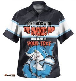 Amazing Aussie Cronulla Sutherland Sharks Mother's Day Screaming Mom and Crazy Fan Hawaiian Shirt