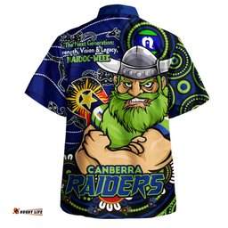 Amazing Aussie Canberra Raiders Spirit Of NAIDOC Series Hawaiian Shirt
